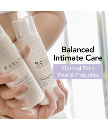 ROSLYN LactoBarrier Feminine Rich Foam Wash - pH Balanced Intimate Wash for Sensitive Skin Unscented 100% Vegan 5oz - International Shipping Available - Buy Online on GoSupps.com