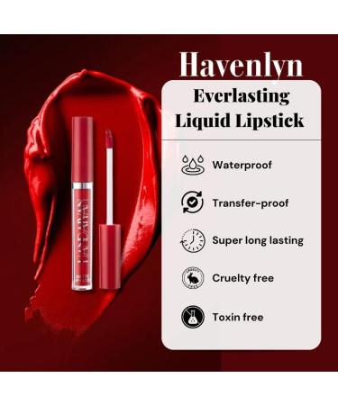 behound Havenlyn The Everlasting Liquid Lipstick Matte Set of 6 Highly Pigmented Lipstick Matte Long Lasting Smudgeproof Nonstick Cup Everlasting Liquid Lipstick Gift Set for Women Spring Summer Set - Buy Online on GoSupps.com