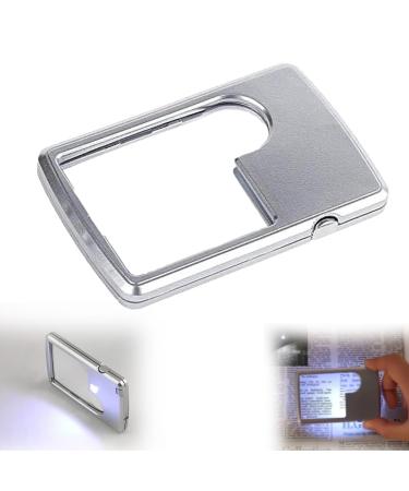 Magnifying Glass Reading Tool with LED Light Magnifying Glass for Reading LED Portable Small Handheld Magnifying for Kids Adult (Color : 1pcs)