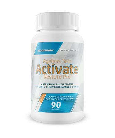 Ageless Skin Activate Restore Pro - Our Best Anti Aging Supplement - Ageless Brain & Body Reactivate Anti Aging Pills - Anti Ageing Re Activate Capsules - Anti Age Youth Reactivate Skin Supplement