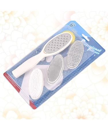 Milist Foot Remover Set - 4 Stainless Steel Pedicure Tools for Cracked Skin & Callus Removal - Buy Online on GoSupps.com