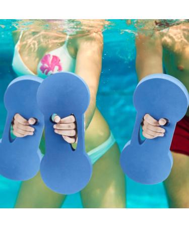 Lewtemi Water Exercise Discs - 2 Pack Hand Held Water Weight Equipment for Adults | Pool Aerobics Resistance Training in Blue - Buy Online on GoSupps.com