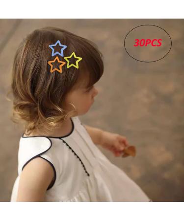Star Snap Hair Clips - Pack of 30, Non-Slip Metal Clips for Women and Girls - Buy Online on GoSupps.com