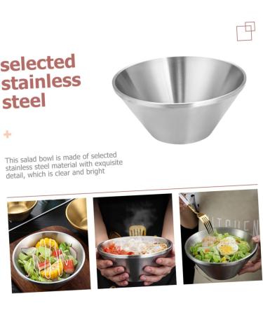 Alipis Style Metal Silver Sauce Steel Pudding Bucket Candy Korean Household Soup Cream Stainless Kitchen 13X6.5X6CM Silver - Buy Online on GoSupps.com