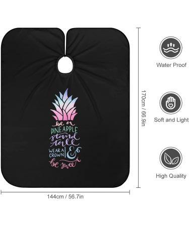 Be A Pineapple Barber Cape - Adjustable Snap Hair Cutting Apron for Adults | Stylish & Functional Salon Gear - Buy Online on GoSupps.com