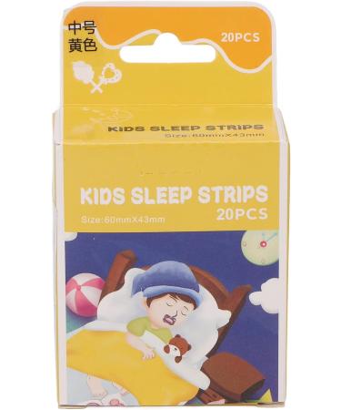 40pcs Kids Sleep Strips Mouth Tape | Smoothly Breathe, Reduce Snoring | Soft Cotton Breath Patches for Nose Breathing During Sleep - Buy Online on GoSupps.com