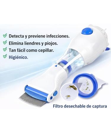 Aspirateur poux professionnel peigne lectrique anti-poux plus efficace que les autres peignes et shampooings contre les poux limine les poux et les ufs pr vention des lentes (aspirateur de Aspirador de piojos - Buy Online on GoSupps.com
