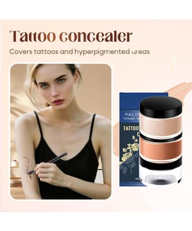 Anti-cernes pour tatouages l ger et non alourdissant id al pour les tatouages les cicatrices et les taches brunes. R sistant la transpiration aux bavures et aux transferts. (Lot de 3) - Buy Online on GoSupps.com
