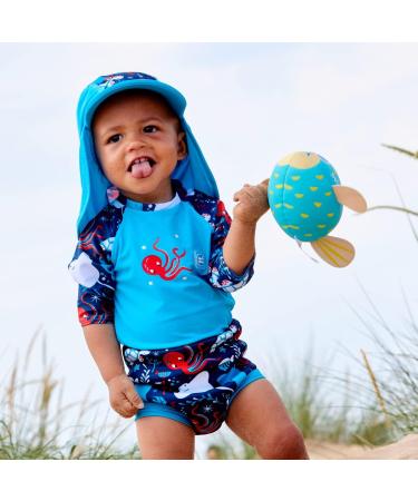 Splash About Happy Nappy Sunsuit Under the Sea 3-8 Months - Swimwear for Babies - Buy Online on GoSupps.com