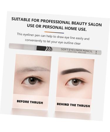 Beatifufu 12pcs Lying Silkworm Eyeliner Sparkle Highlighters Liner Gel Pencil Makeup Eyebrow Pencil White Wood - Buy Online on GoSupps.com