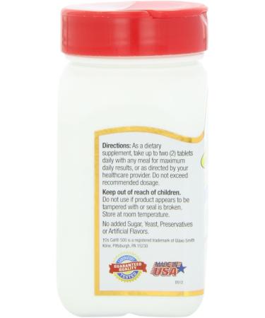 21st Century Calcium 500 Mg (Oyster Shell) Tablets 90 Count (Pack of 2) - Buy Online on GoSupps.com