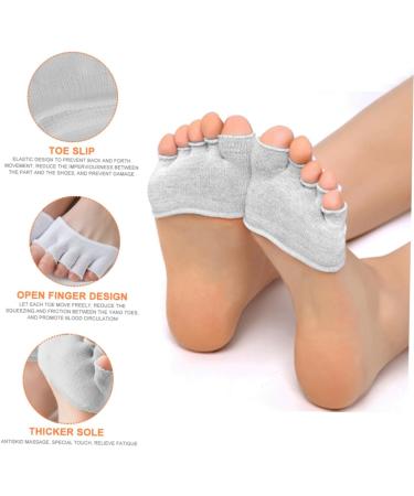 PackoVE High-Heel Socks for Women & Men | 4 Pairs No-Show Cotton Cushions for Slip-On Sneakers | Invisible Medium-Footed Support - Buy Online on GoSupps.com