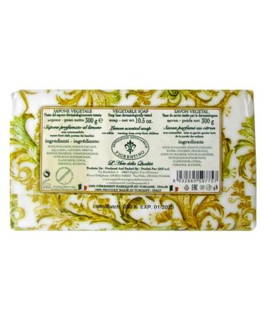 Buy Bar Soaps by Saponificio Artigianale Fiorentino - Tuscan Lemon Sculpted Bath Cleanser | International Shipping Available - Buy Online on GoSupps.com