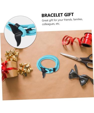 ABOOFAN 1pc Whale Tail Bracelet Nautical Rope Bracelets Simple Style Bangle Sailing Bracelet Braided Bracelets Ring Bracelet Creative Wristband Lovers Adjustable Armband Silica Gel - Buy Online on GoSupps.com