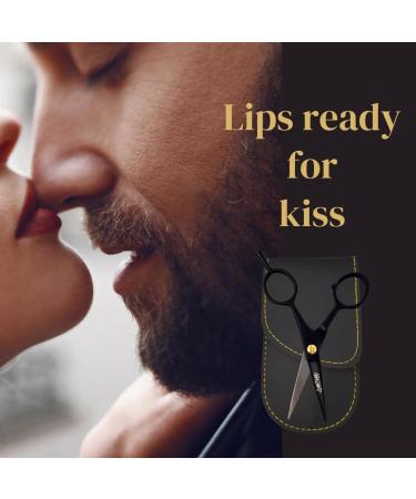 Bartzart Bartscher Klein for Men | Wild Boar Bristle Beard Brush & Comb Set | Premium Beard Care & Gift (Shears & Brush) - International Shipping Available - Buy Online on GoSupps.com
