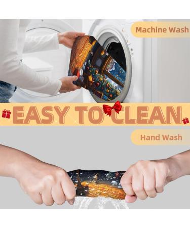 Landscape Beard Bib Apron - Best Beard Hair Catcher for Men | Perfect Father's Day & Christmas Gift with 2 Suction Cups - Buy Online on GoSupps.com