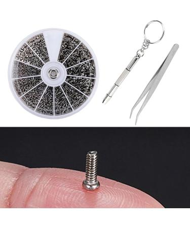 YARNOW Glasses Repair Kit - 1200 Pcs Stainless Steel Tool for Eyeglasses & Watches - Ideal for Quick Repairs - Buy Online on GoSupps.com