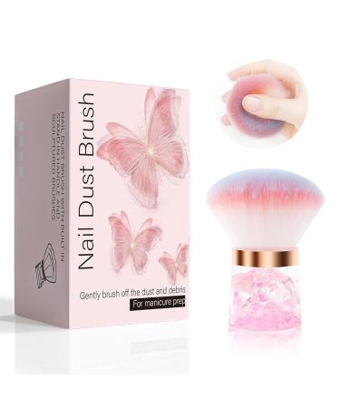 ANGNYA Nail Dust Brush - Soft Round Nail Art Duster with Acrylic Handle | Fluffy Powder Remover Brush for Manicure & Pedicure - International Shipping Available - Buy Online on GoSupps.com
