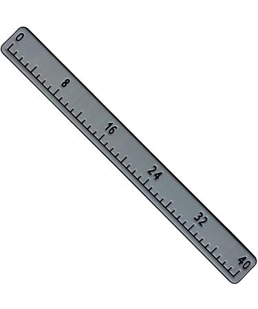 KXKZREN Foam Fish Ruler / Strong Adhesive Backing / 32" 40" Fishing Measurement Tool / Waterproof and Easy to Clean / for Fishing Boats, Yacht Coolers & Kayaks Light Gray 40"