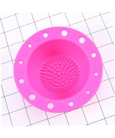 MAGICLULU 1pc Brush Cleaning Pad Make up Brush Holders Silicone Brush Cleaner Makeup Cleaning Pads Brush Cleansing Pad Brush Washing Mat Makeup Washing Pad Makeup Brush Sponge Detergent medium Rosy - Buy Online on GoSupps.com
