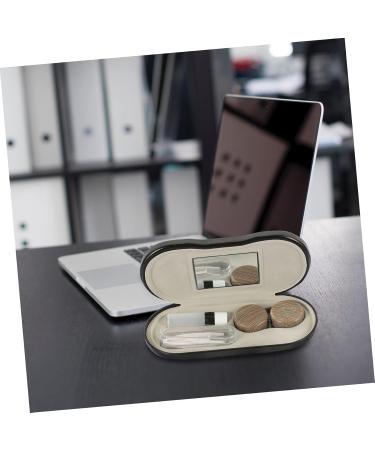 Tidtaleo 2-in-1 Travel Glasses Case & Contact Lens Holder - Stylish Portable Storage Box for Outdoor & Everyday Use (15.8x7.4cm) - Buy Online on GoSupps.com