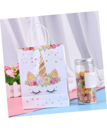 HOMSFOU 20 Pcs Paper Gift Bag Unicorn Gift Bag Unicorn Candy Bag Paper Candy Bag Unicorn Paper Bag Tote Bag Customized - Buy Online on GoSupps.com