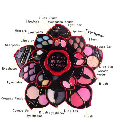 Ultimate Professional Make-up Kit | Colorful Eyeshadow Palette & Beauty Powder Set for Flawless Looks - Buy Online on GoSupps.com