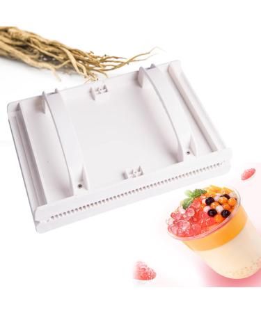 Tapioca Pearls DIY Tools for Milk Bubble Tea Small Manual Pill Rubbing Board with Anti-Slip Mat Cutting Shovel Stainless Steel Receiving Tray Traditional Chinese Medicine Pill Making Machine