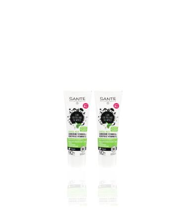 SANTE Toothpaste Vitamin B12 (2 x 75 ml) sage and lemon flavor organic toothpaste vegan contains fluoride natural cosmetics - Buy Online on GoSupps.com