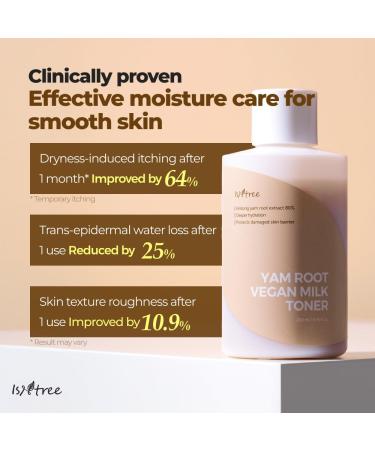ISNTREE Yam Root Vegan Milk face Toner 200ml 6.76 fl.oz | Deep Moisture with Plant-Based Milk Complex | Gentle Hydration for Dry & Sensitive Skin | Vegan Korean Skincare - Buy Online on GoSupps.com