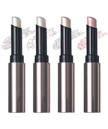 Diamond Highlight Stick Brightens Eyes Eye Highlighter Makeup Stick Jelly Highlighter Stick Waterproof Eye Shadow Stick Blendable & Long Lasting Highlight Stick (for mix 1) For Mix 1 count (Pack of 1)