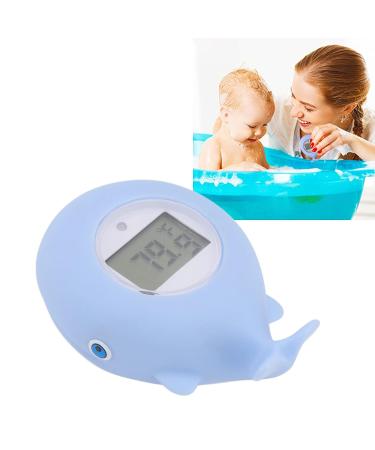 Whale Shaped Water Thermometer - Baby Bath Floating Toy with Silent Alarm - Buy Online on GoSupps.com