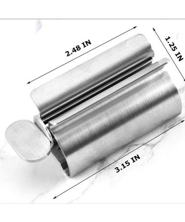 2Pcs Toothpaste Tube Squeezers Stainless Steel Toothpaste Squeezer Tube Squeezer Toothpaste Roller for Extruding Toothpaste Facial Washing Milk Tomato Sauce and Other Tubular Items - Buy Online on GoSupps.com