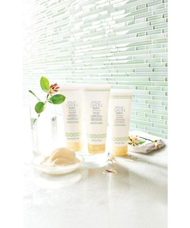 Mary Kay Satin Body Shea Set: Revitalizing Scrub, Indulgent Wash & Silkening Lotion - 6.5 oz / 185 g - Buy Online on GoSupps.com