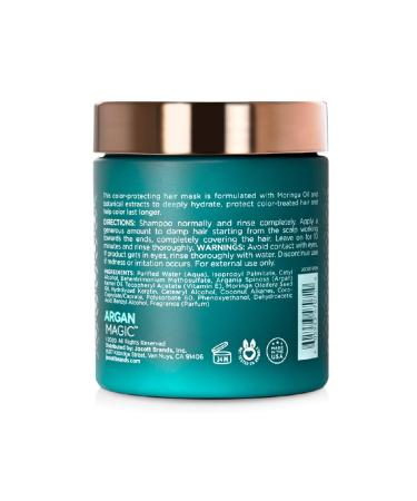 Argan Magic Color Protection Hair Mask - Nourishing & Hydrating Hair Treatment for Color Treated Hair | Enriched with Moringa Oil & Botanical Extracts | 8 oz | Made in USA - Buy Online on GoSupps.com