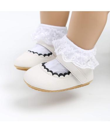 Baby Girl's Mary Jane First Walking Shoes - Anti-Slip Princess Shoes for Infants 0-6 Months - Buy Online on GoSupps.com