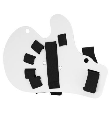 Brrnoo Finger Orthotics Extended Type Fingerboard Stroke Hand Splint Training Support Anti Spasticity Ball Splint for Hands Finger Training Equipment Finger Wrist Hand Orthosis(White)