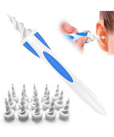 QGrips Earwax Remover-Spiral Ear Wax Removal Tool Reusable Earwax Removal Kit Safe Ear Cleaner with 16 Pcs Soft and Flexible Replaceme-i6