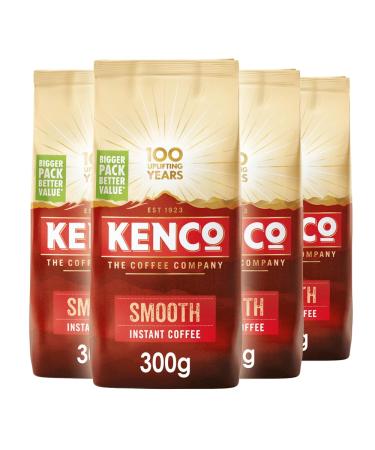 Kenco Smooth Instant Coffee 300g Refill Bag (Pack of 4 Total 1.2kg) Smooth Instant Coffee 300 g (Pack of 4) - Buy Online on GoSupps.com