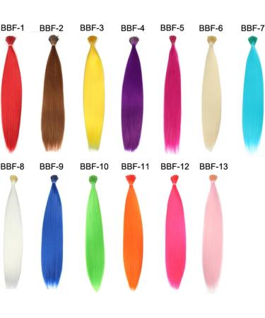 Feather Hair Extension Colored Strands for Hair Feather Extension 10 Pieces Synthetic Hairpiece Fake Hair Zebra Line Feather Hair Extensions crochet hair extension set (Color : 7 Size : 16inches) 16inches 7 - Buy Online on GoSupps.com