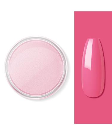 Pink 2G Nail Dipping Powder Nail Starter Dipping Powder System French Powder No Needed Nail Lamp Fast Dry Nail Art Manicure DIY Salon Gift Set for Women Girls DIY Nail Beginner Home Salon Gift YA03-014