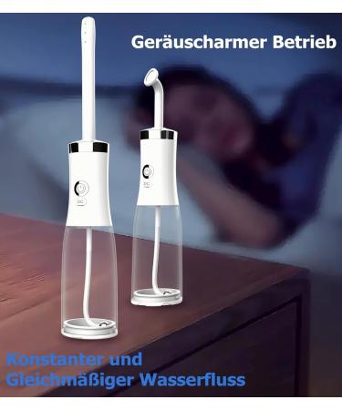 Portable Electric Buttocks Shower - 400ml IPX7 Waterproof Intimate Bidet for Men & Women - Eco-Friendly 2 Nozzles Paper-Saving Solution - Buy Online on GoSupps.com