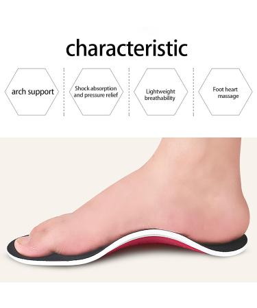 YUECI Orthopedic Insoles for Flat Feet & Plantar Fasciitis - Comfort Shoe Inserts for Men & Women - Buy Online on GoSupps.com
