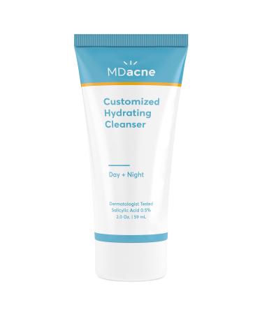 MDacne Hydrating Facial Cleanser with Micronized Salicylic Acid 0.5% - Acne Treatment with Plant-Based Ingredients to Remove Dirt & Oil  Protect Skin & Unclog Pores - Soothes Redness & Inflammation - Buy Online on GoSupps.com