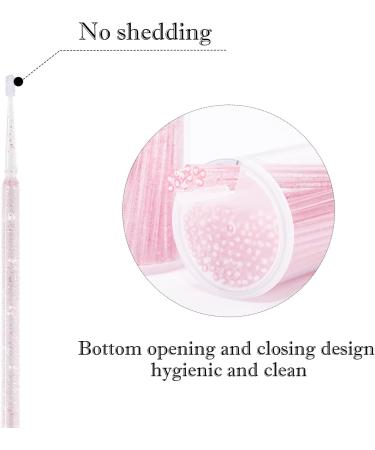 G2PLUS 400PCS Crystal Pink Micro Applicators Brushes - Disposable Eyelash Extension Swabs for Crafting - Buy Online on GoSupps.com