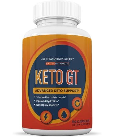 Justified Laboratories Keto GT Keto Pills 1275MG New & Improved Formula Contains Apple Cider Vinegar Extra Virgin Olive Oil Powder Green Tea Leaf 60 Capsules 60 Count (Pack of 1) - Buy Online on GoSupps.com