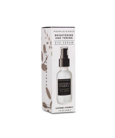 Pearlessence Brightening Eye Serum with Caffeine & Vitamin C | Minimizes Dark Circles | Firms & Tightens | Made in USA | Paraben & Cruelty Free (1 oz) - Buy Online on GoSupps.com