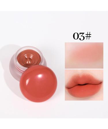 Seamless Lip Effect - Blurring Pudding Pot Lip | Soft And Smooth Lip Texture | Layerable Lip Cream | Velvet Matte Pudding Lip Balm | Lip Pudding Pot Lip & Cheek Lip Balm for Women Lasting Retro Look - Buy Online on GoSupps.com