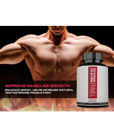TestoPrime Advanced Formula - 90 Capsules | Boost Testosterone Levels - Buy Online on GoSupps.com