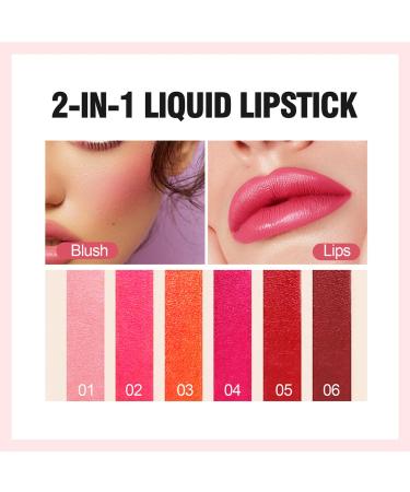 BSMKCL 6 Colors Water Lip Tint Set - High Pigment, Long-Lasting Lip Gloss for Women - Moisturizing Lip Stain Gift Set - Buy Online on GoSupps.com